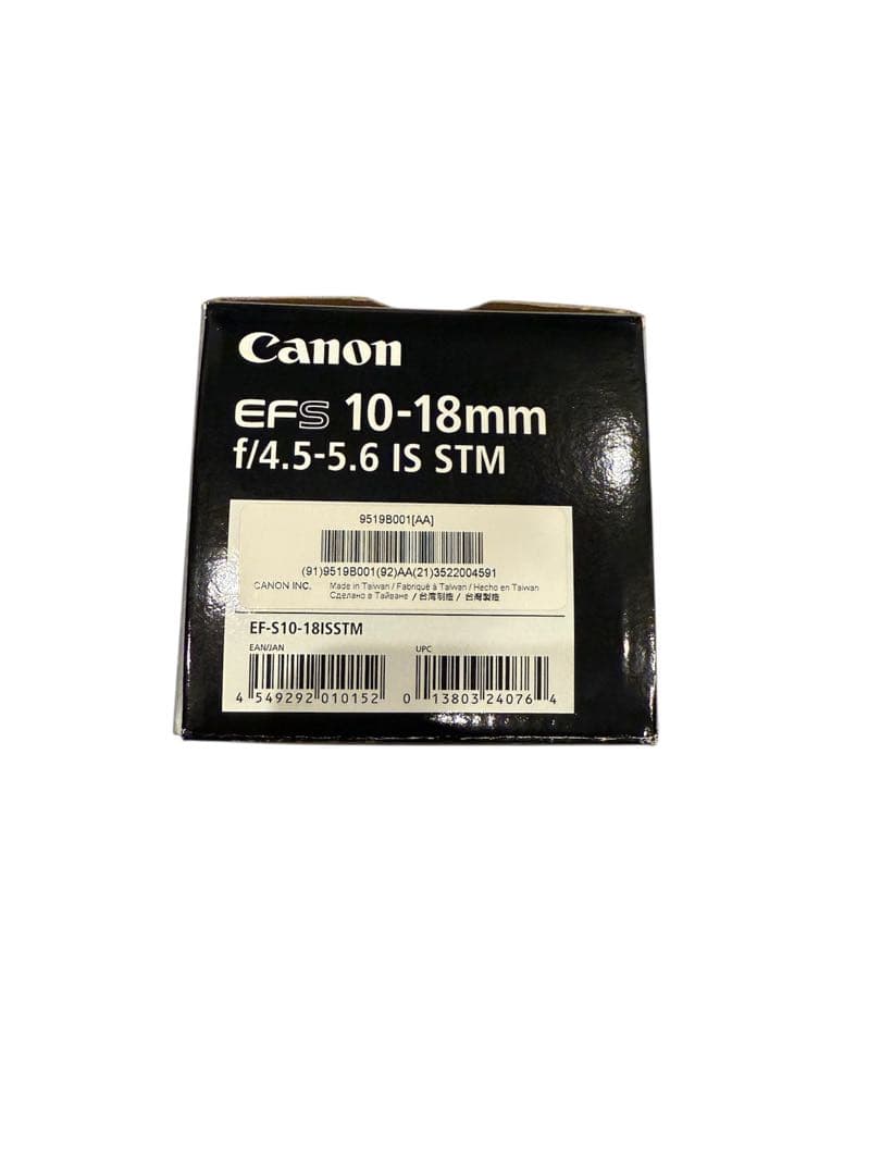 その他 Canon EF-S 10-18mm f/4.5-5.6 IS STM