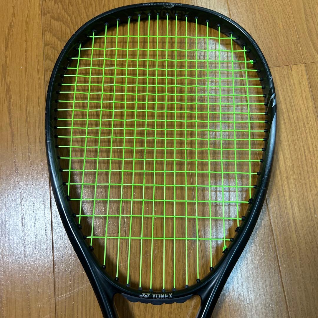 【美品】YONEX ソフトテニスラケット ボルトレイジ8sグリップサイズUL1