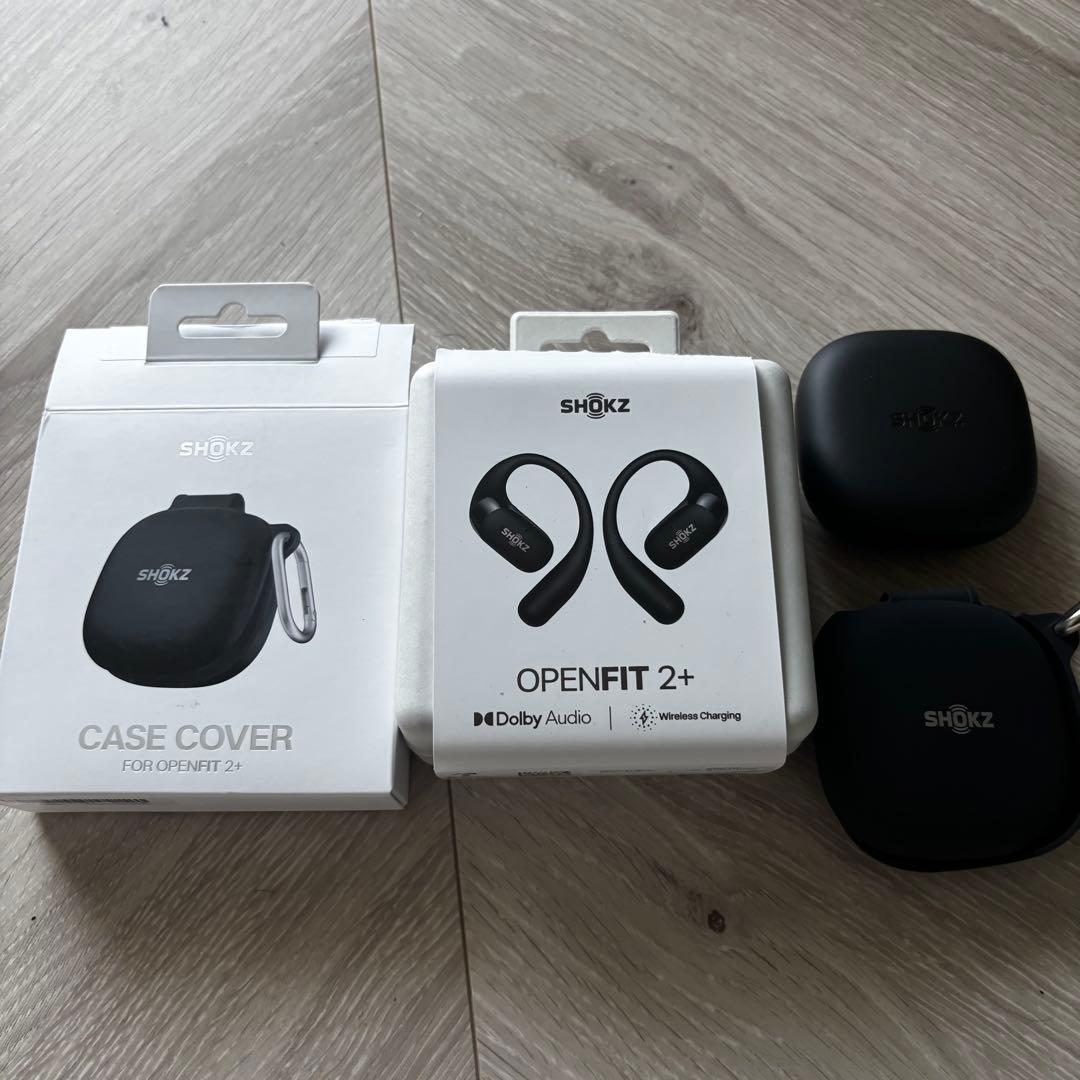 Shokz OpenFit 2+ オープンイヤー イヤホン ワイヤレスイヤホン