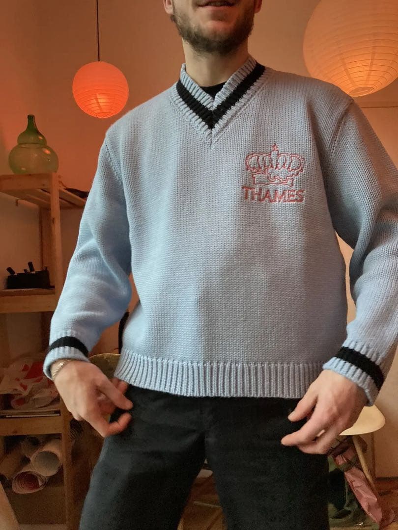 【美品送料込み】Thames ニット スケーター スケボー テムズ モヘア