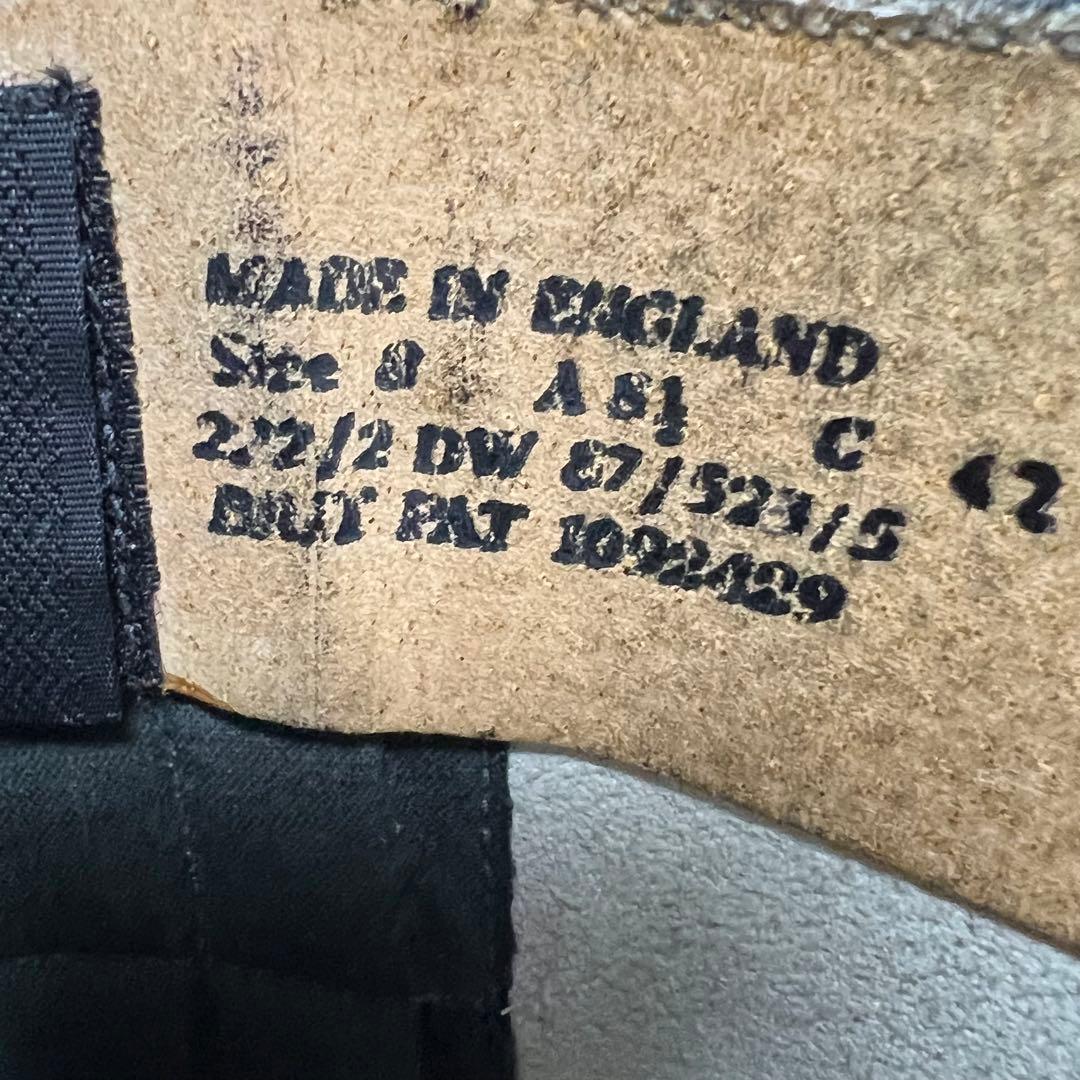 70sVintage ルイスレザーロードレーサーブーツ ダークブルーUK8/42