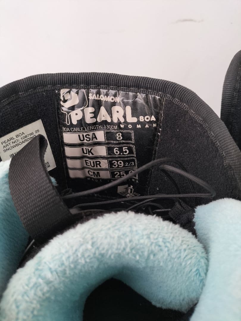 サロモン PEARL BOA 25.0cm スノーボードブーツ レディース