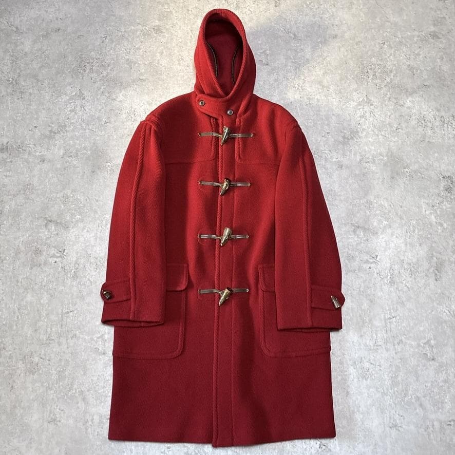 希少 グローバーオール ムーアブルック キングストン ダッフルコート 36 赤