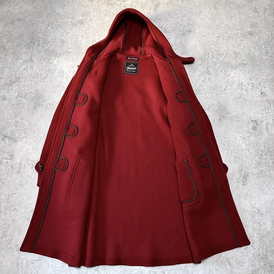 希少 グローバーオール ムーアブルック キングストン ダッフルコート 36 赤