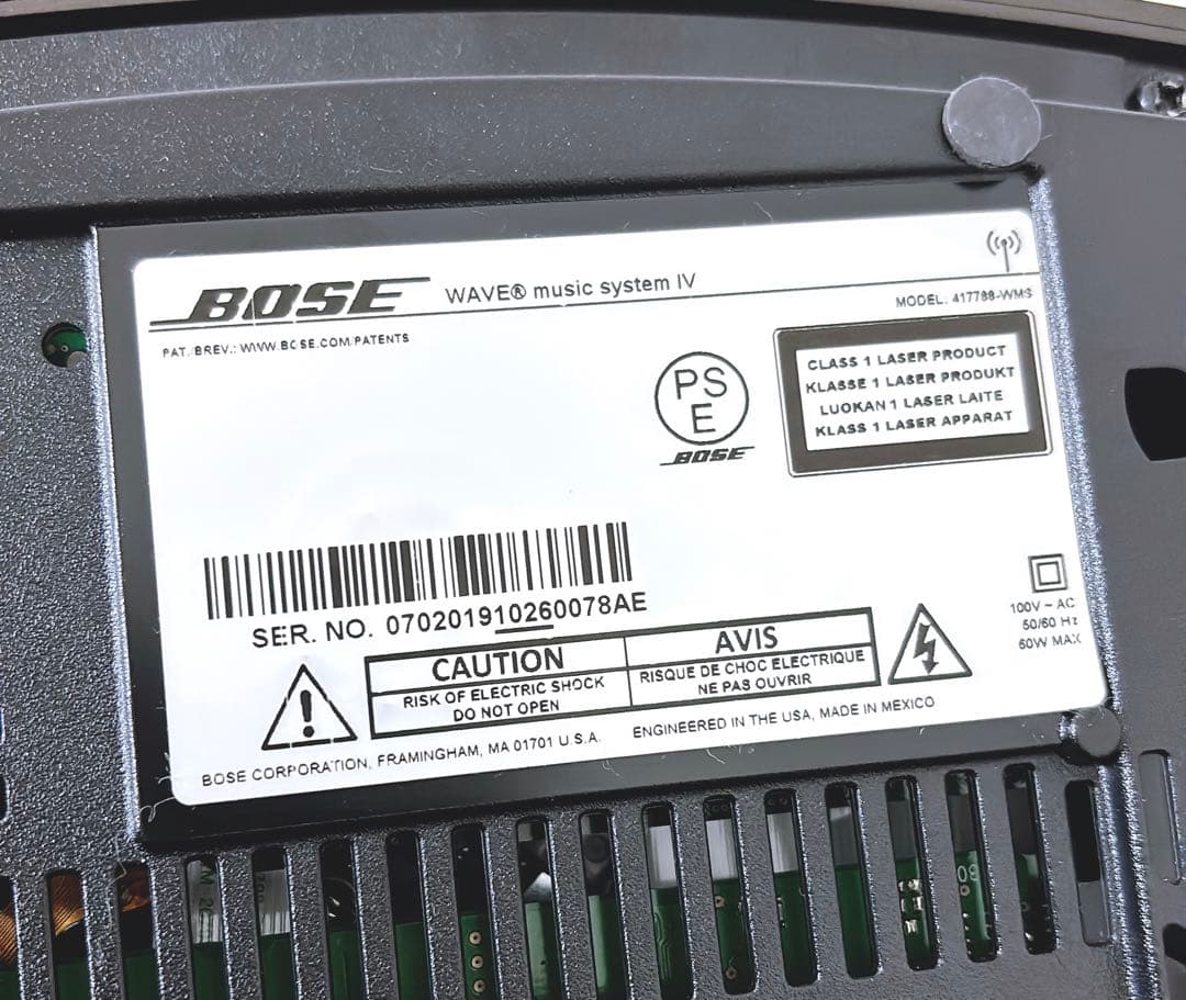 【良品】BOSE Wave music system IV　Bluetooth