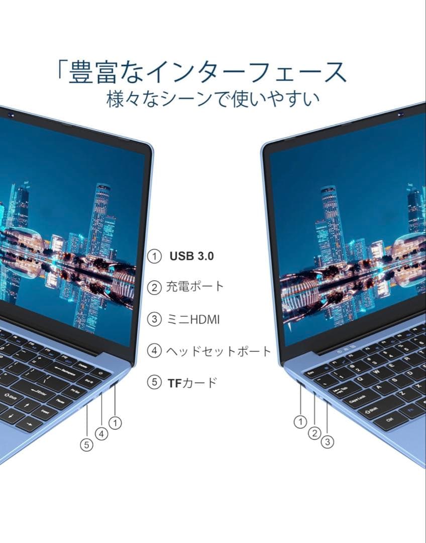 新生活に ノートパソコン Windows DDR4 6GB RAM+256GB