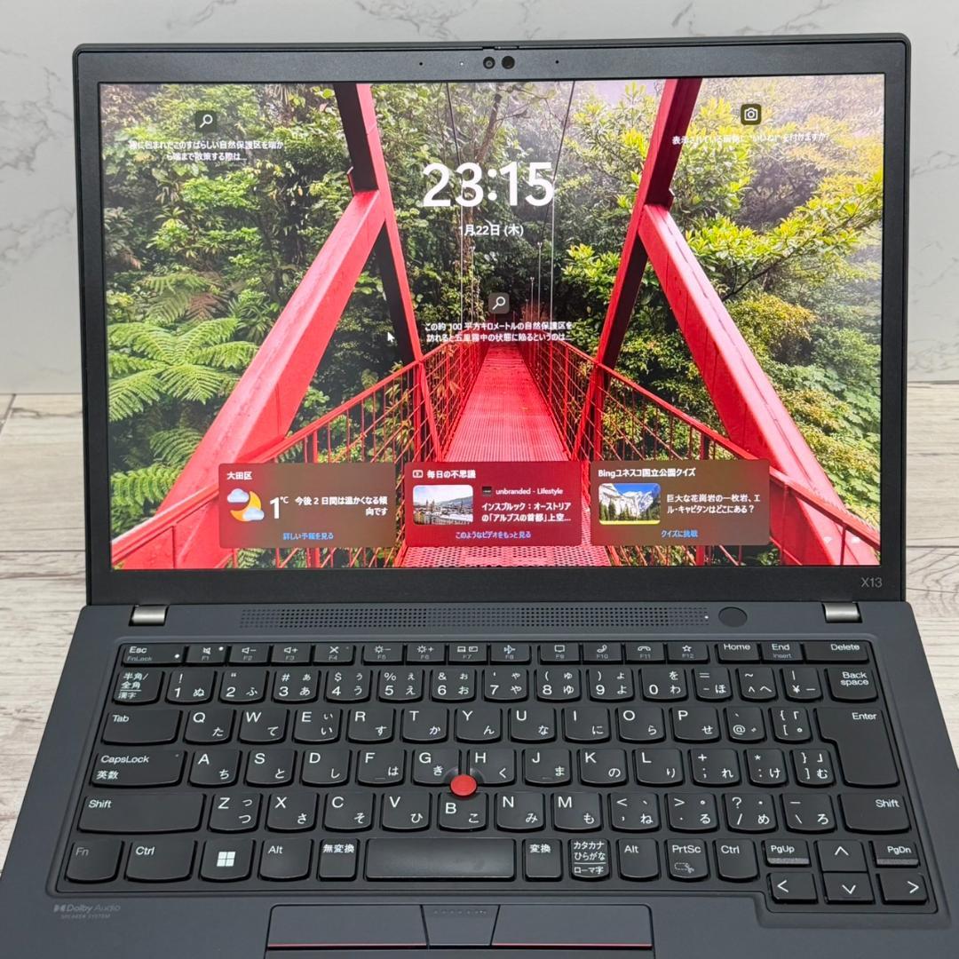 起動◎Lenovo ThinkPad X13Gen2 i5 11世代 8G