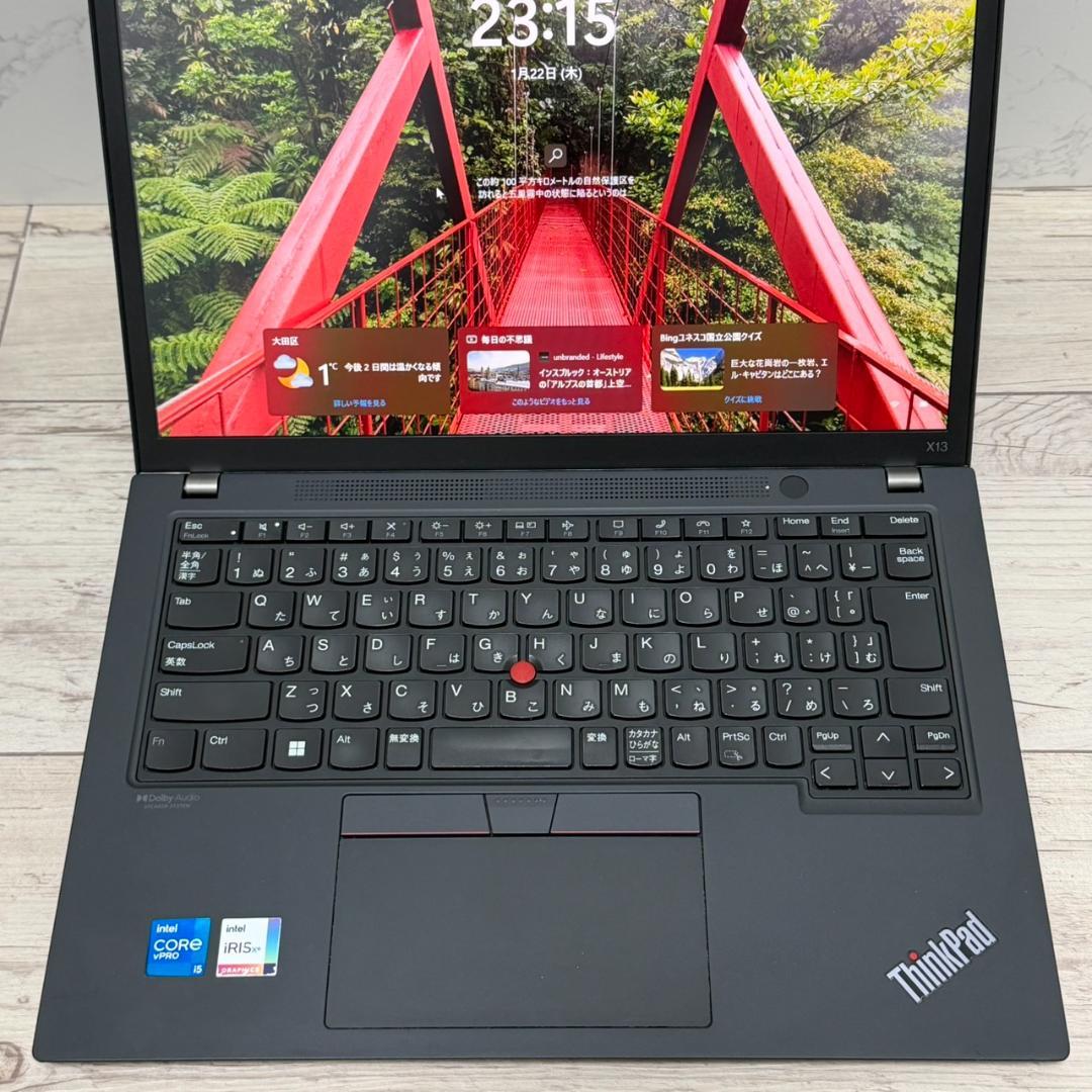 起動◎Lenovo ThinkPad X13Gen2 i5 11世代 8G