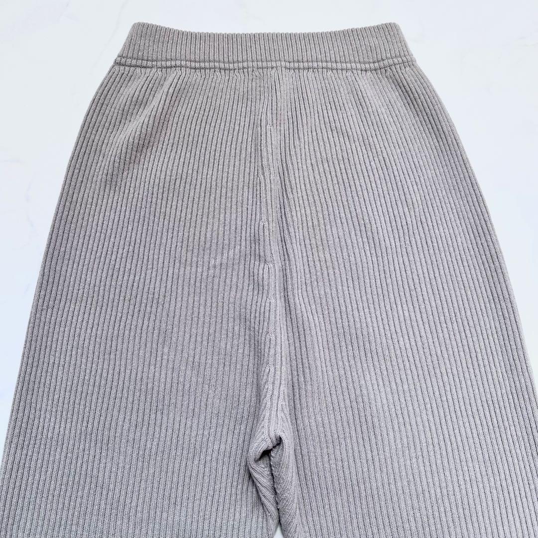 ドゥーズィエムクラス ALMARIB レギンス カシミヤ混リブニットパンツ 秋冬