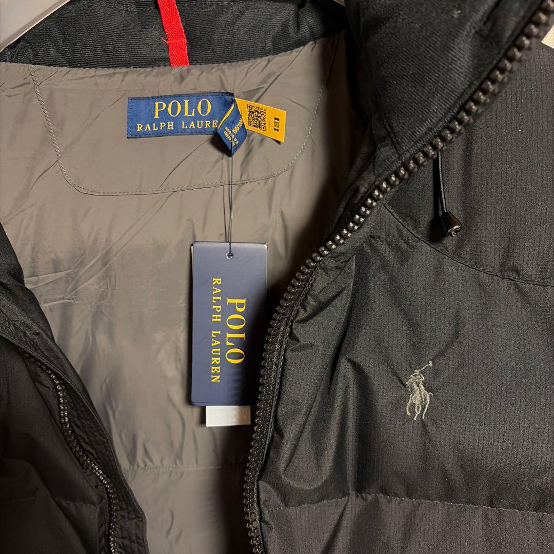 Polo Ralph Lauren ブラック ダウンベスト US L