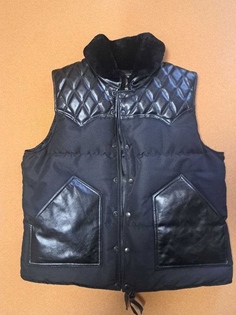 SKULL FLIGHT スカルフライト ダウンベスト サイズXL