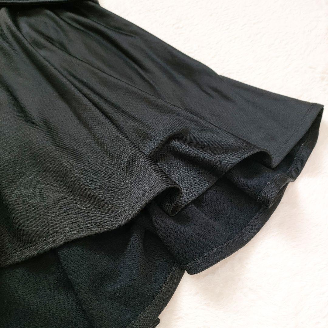 UN3D.　スウェットレガードワンピース　36　ブラック　0751