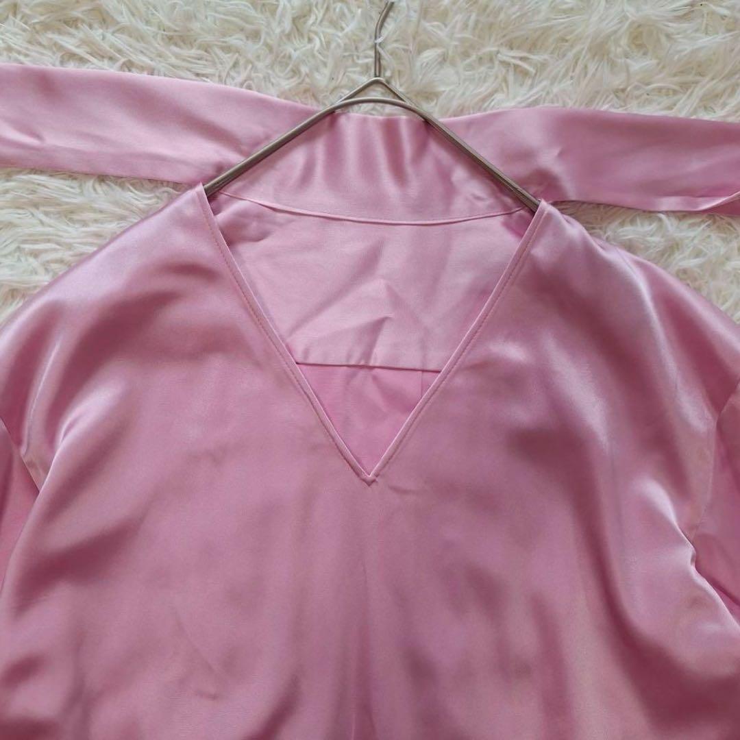 専用✨タグ付✨ルフィル 定価3.9万 現行品 クラシックサテンブラウス ピンク