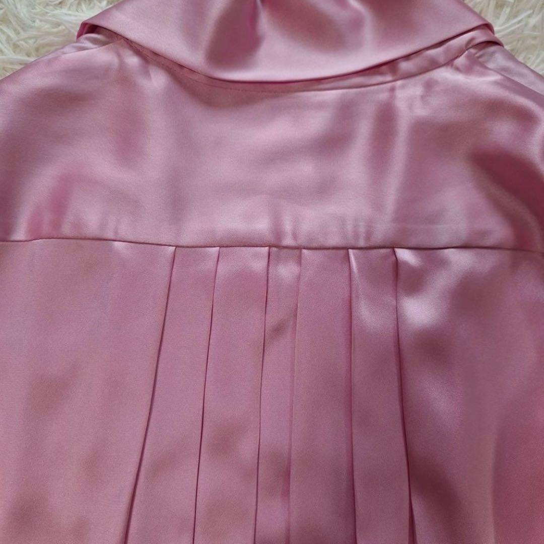 専用✨タグ付✨ルフィル 定価3.9万 現行品 クラシックサテンブラウス ピンク