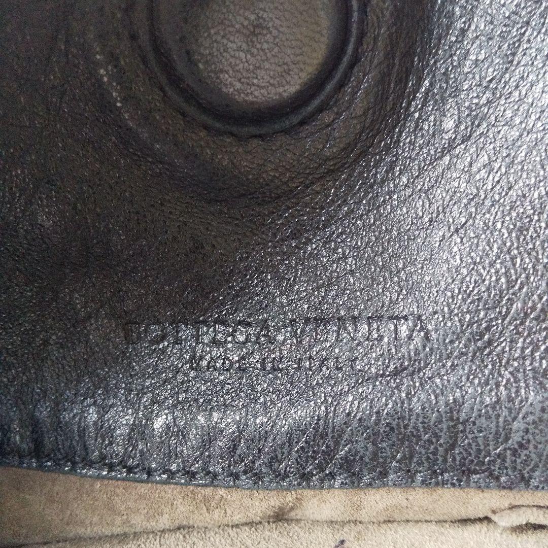 ボッテガ・ヴェネタ ブラックショルダーバッグ