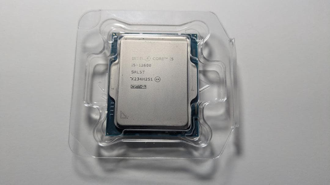 Intel Core i5-12600 CPU LGA 1700（動作確認済）