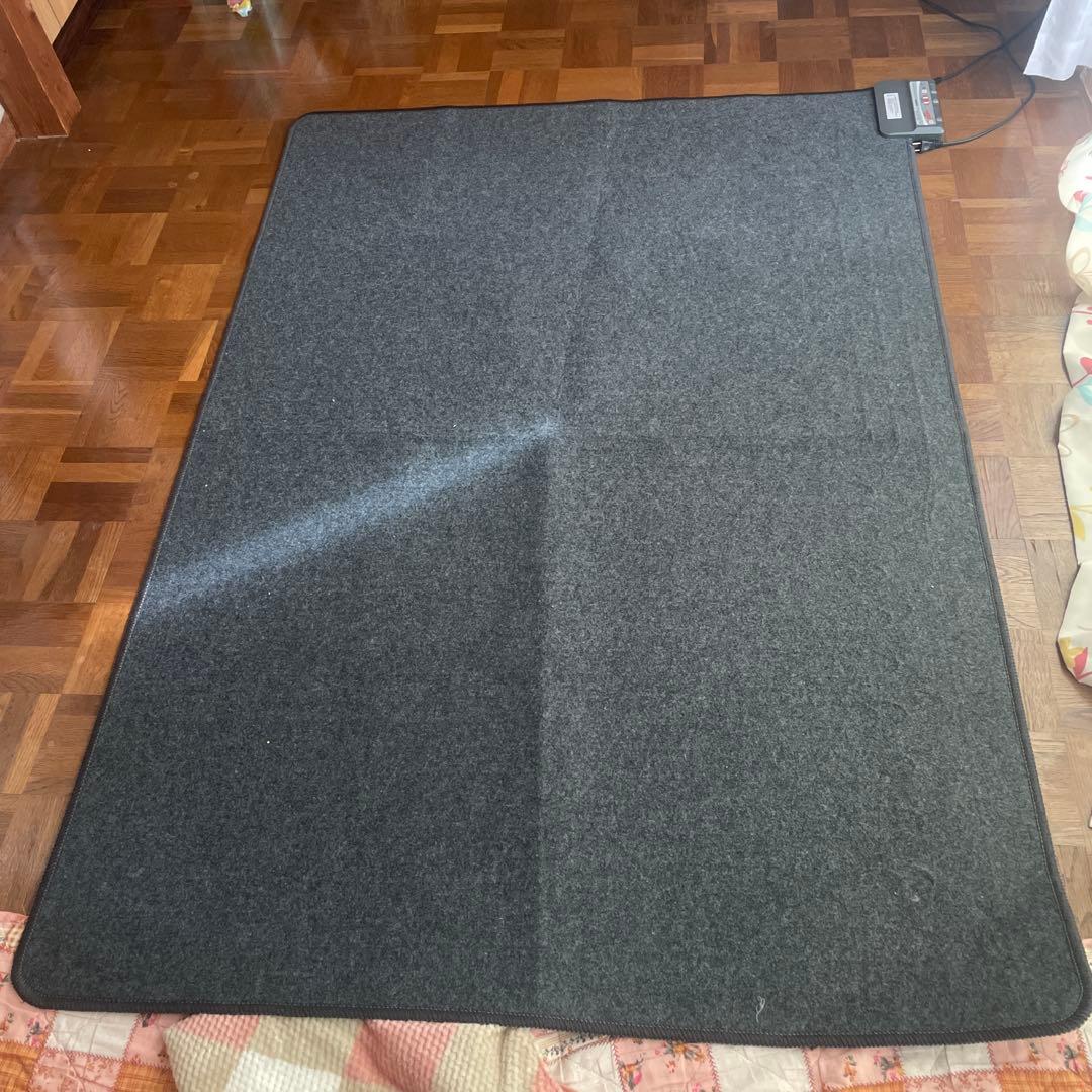 YAMAZEN ホットカーペット SU-163 グレー 400W