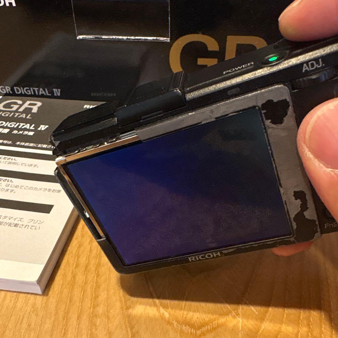 ［ジャンク扱い］RICOH GR DIGITAL IV 本体