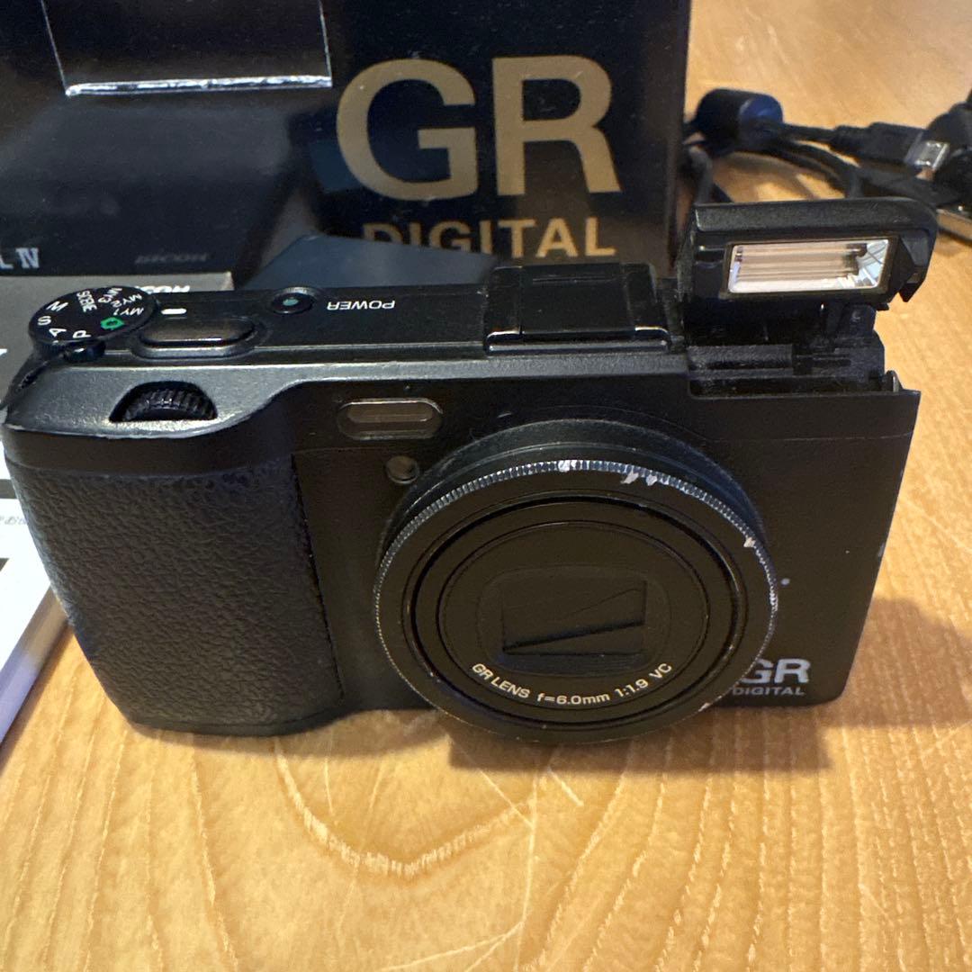 ［ジャンク扱い］RICOH GR DIGITAL IV 本体