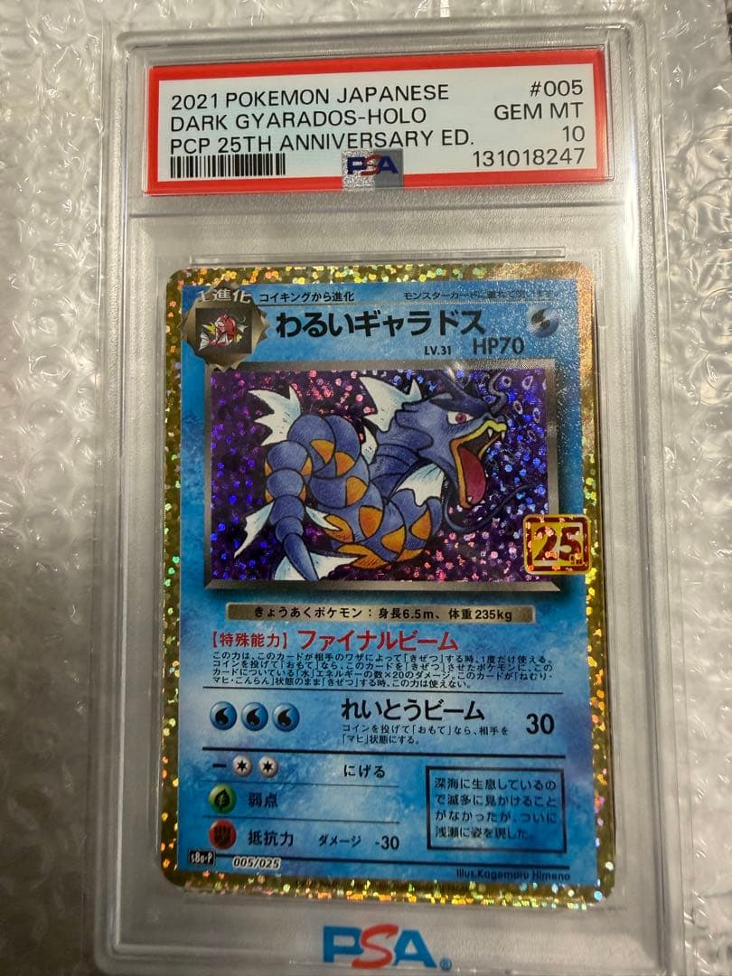 《PSA10》わるいギャラドス プロモカードパック25th ポケモンカード