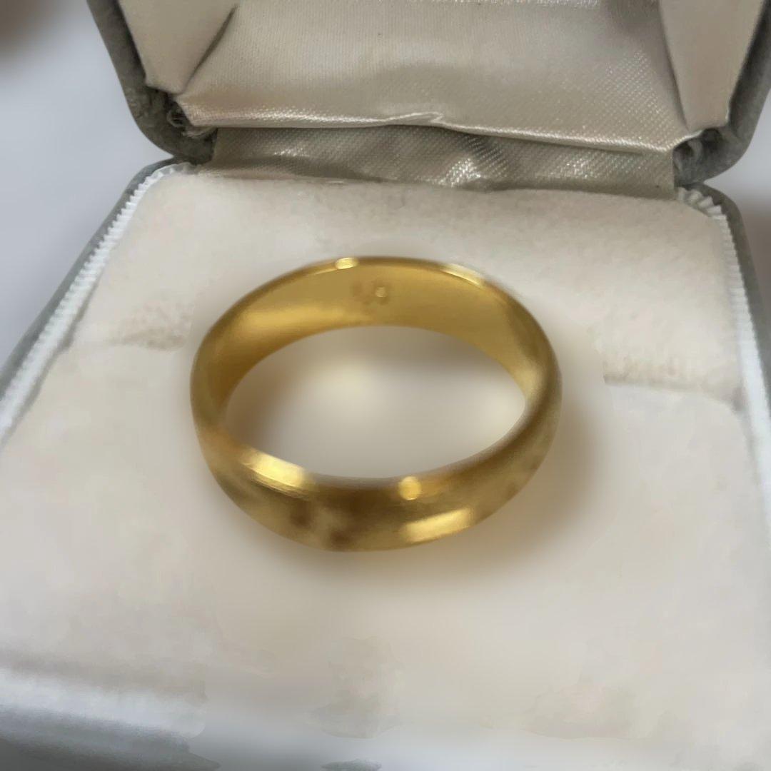 遺品整理　指輪　ゴールド系　刻印あり　値下げ　お値引き不可