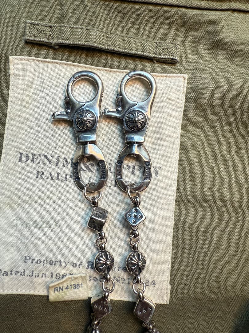 【Dice × Flower ウォレットチェーン】 重厚で存在感QBSZSZ01