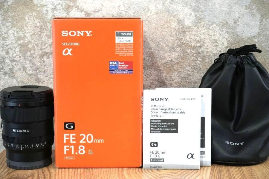 SONY FE 20mm F1.8 G SEL20F18G 箱付き