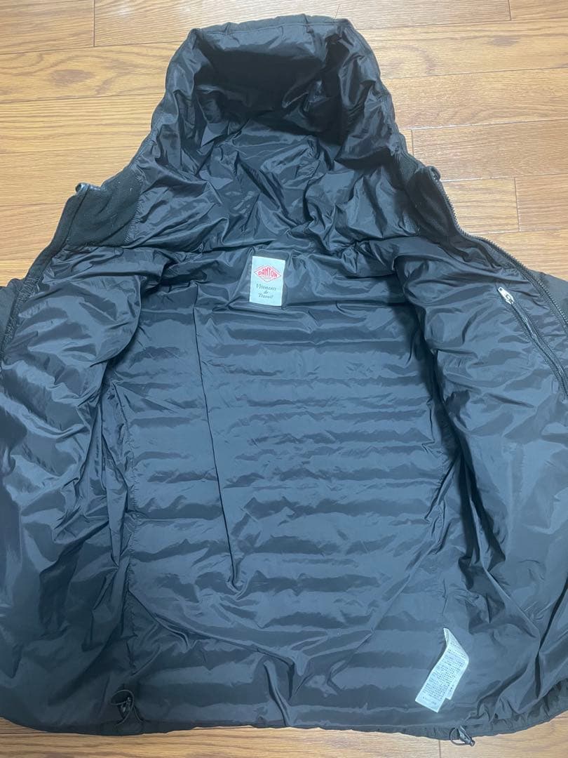 ダントン　DANTON ミドルダウンフードジャケット　サイズ38