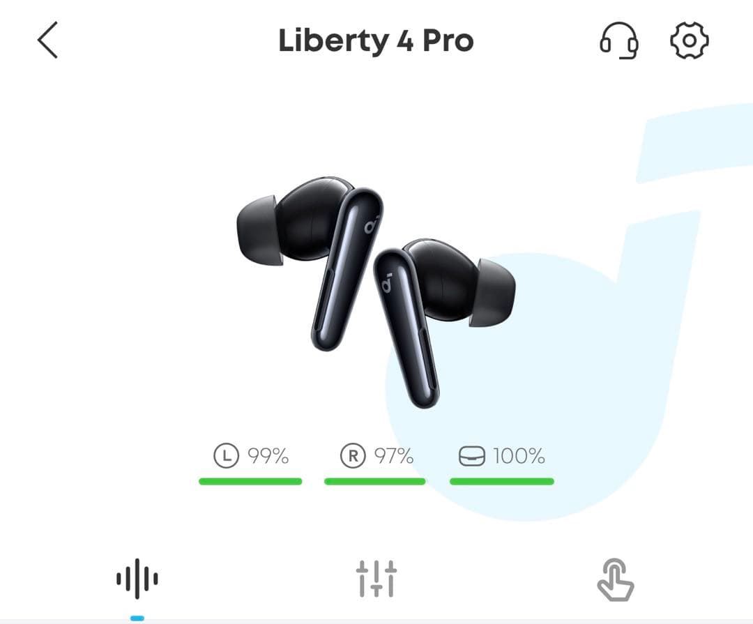Liberty 4 Pro ワイヤレスイヤホン ブラック