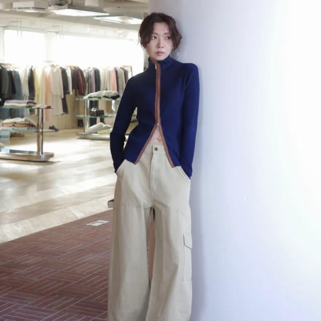 ♡searoomlynn♡ Double Zipバイカラートップス