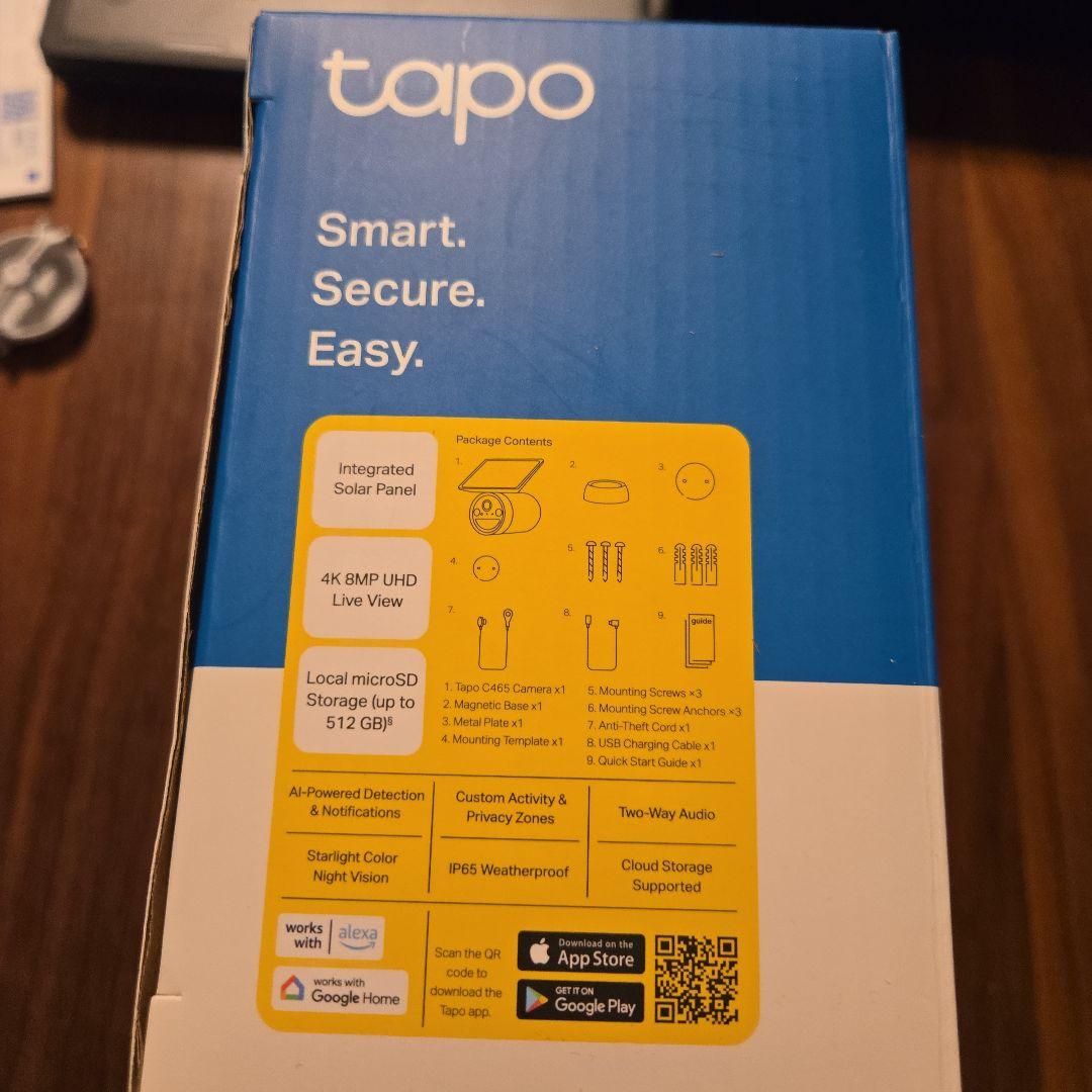 ラ*フ様 TP-Link Tapo C465 ソーラー充電 防犯カメラ 800万