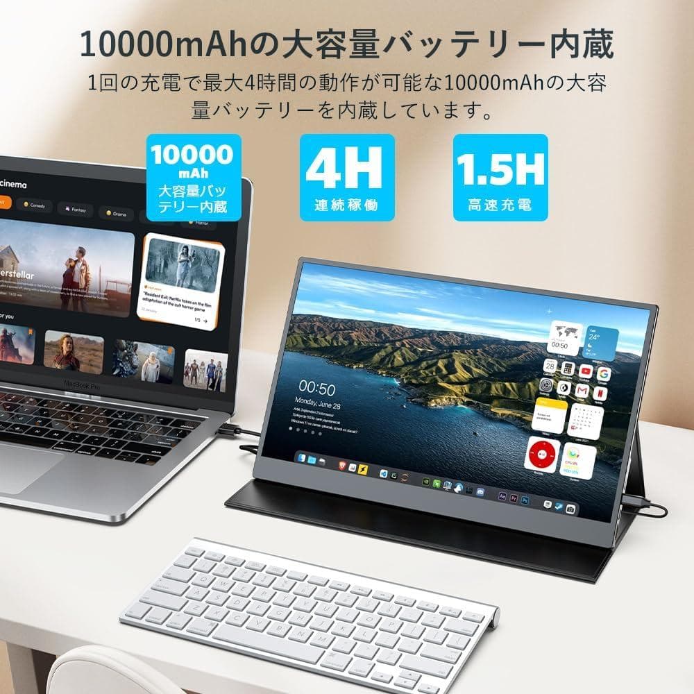 ✨一部不良品✨15インチモバイルモニター✨ UPERFECT♡M156E06 ✨