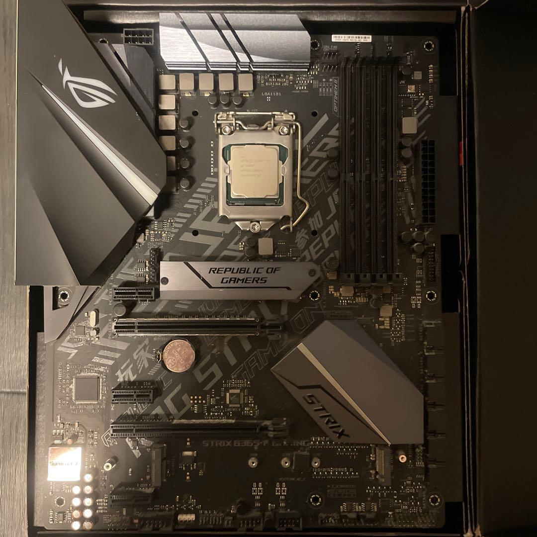 Intel Core i5-9400F&rogマザボ&クーラーのセット！