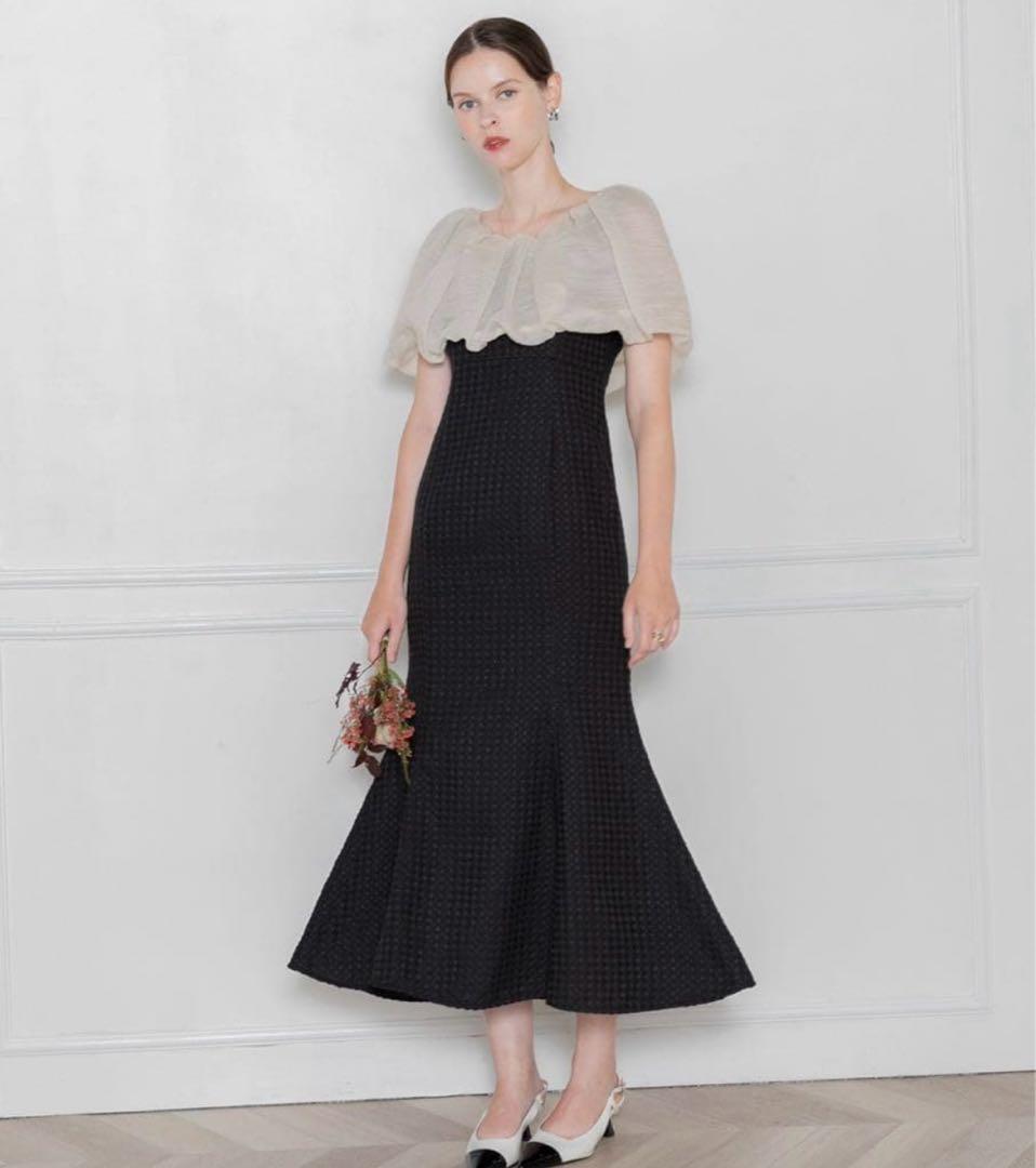 【新品】LEJA 2WAYオフショルダーパフスリーブマーメイドドレス