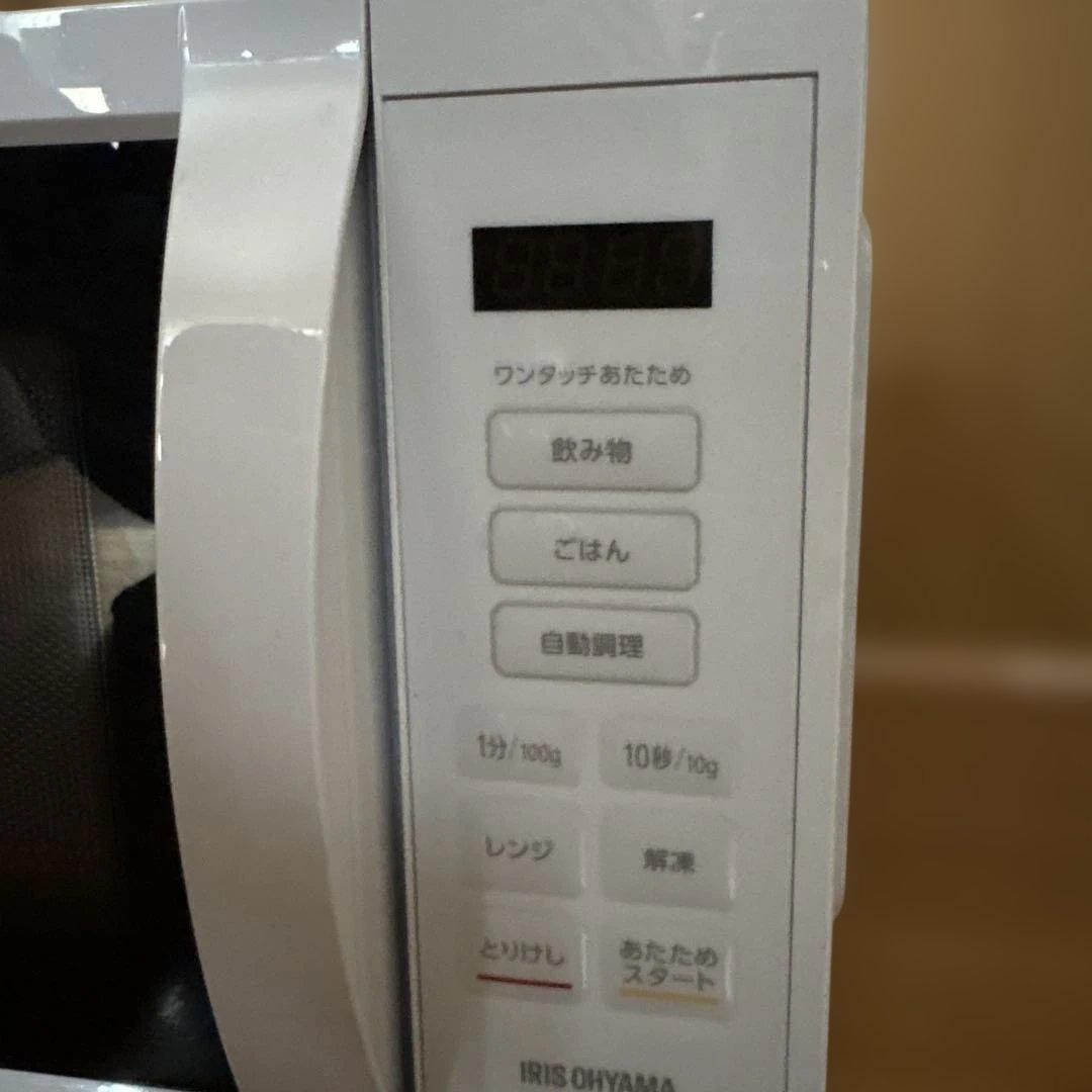 【超美品】使用回数20回程度 IRIS OHYAMA電子レンジ