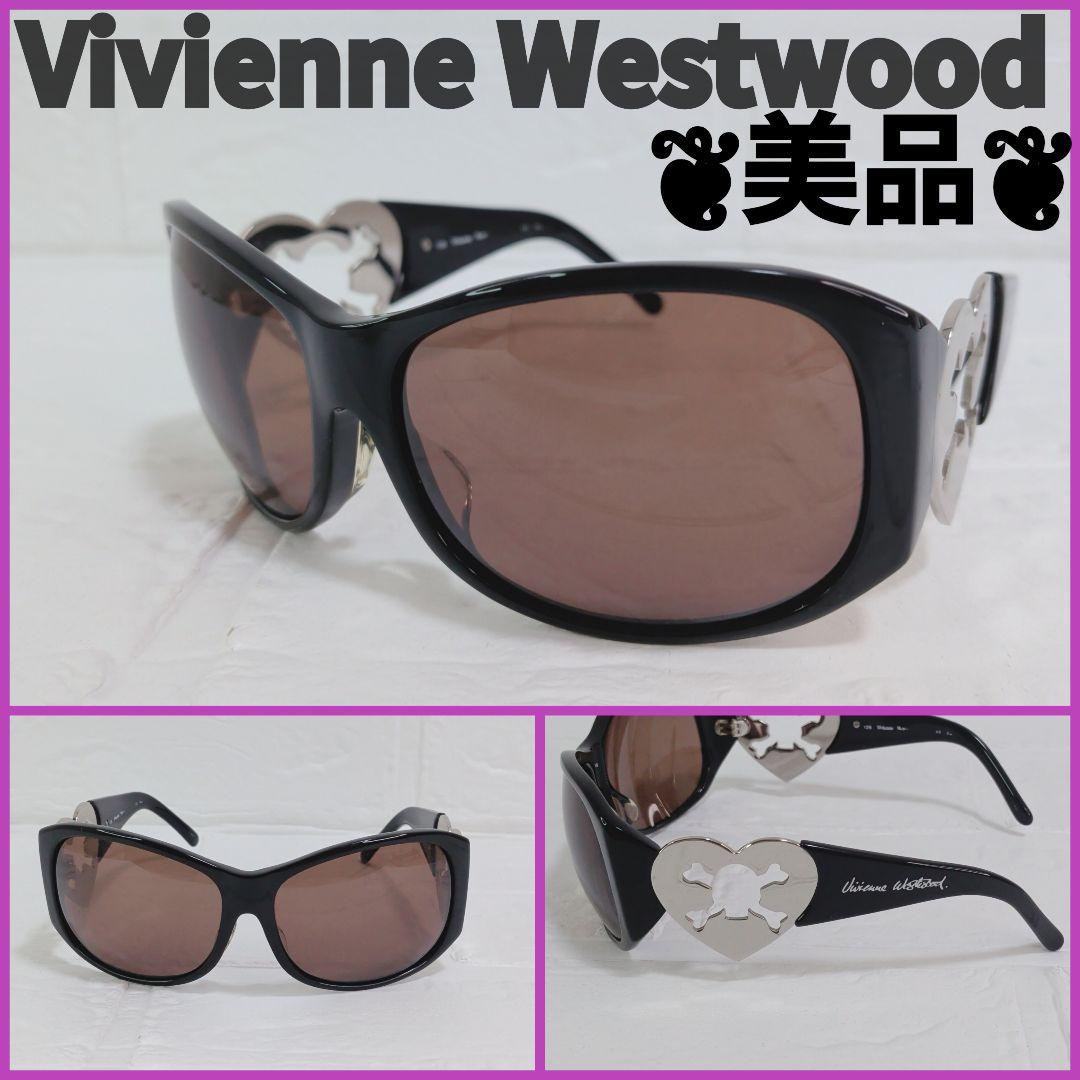 美品✨️　Vivienne Westwood　サングラス　スカルハート　ブラック