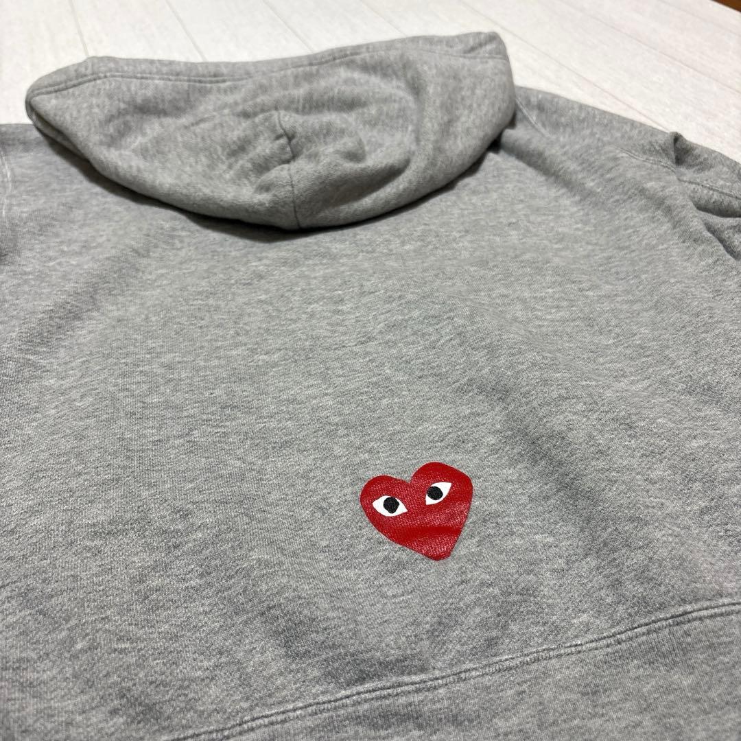 ク*ル様 【美品】コムデギャルソン 長袖 パーカー グレー サイズS ポケット