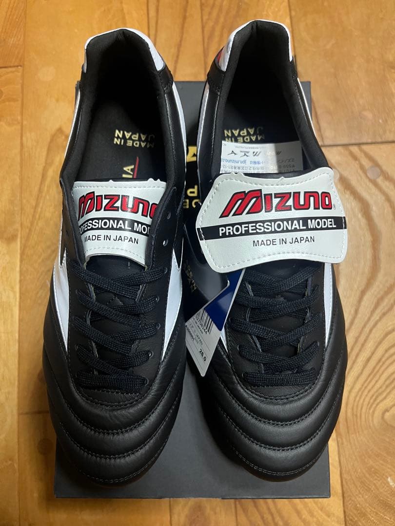 新品　旧番　特価　ミズノ　モレリア 2 JAPAN 折り返タン 26.5cm ①