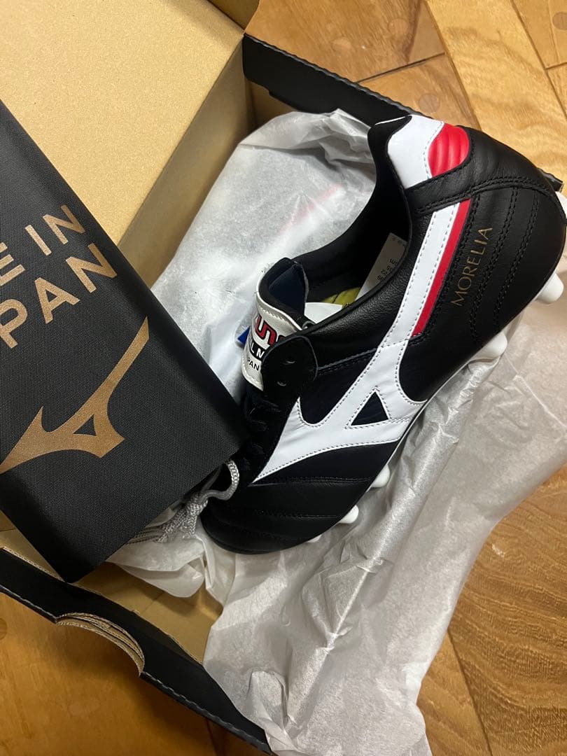 新品　旧番　特価　ミズノ　モレリア 2 JAPAN 折り返タン 26.5cm ①