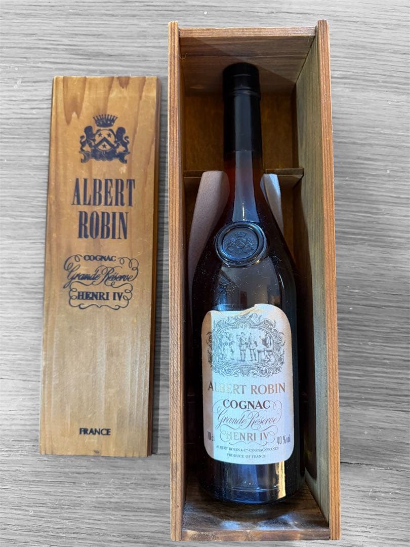 【希少・未開栓】アルベールロビン コニャック アンリ4世 グランドリザーブ木箱付