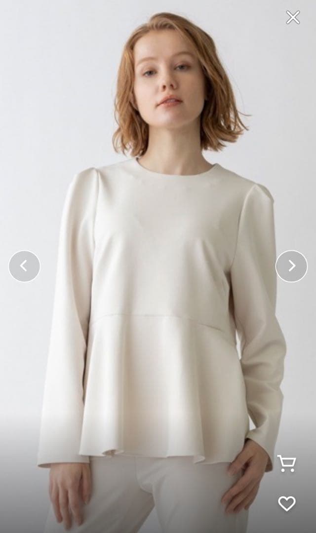 SONO Magical StretchバックリボンコンフォートPO カットソー