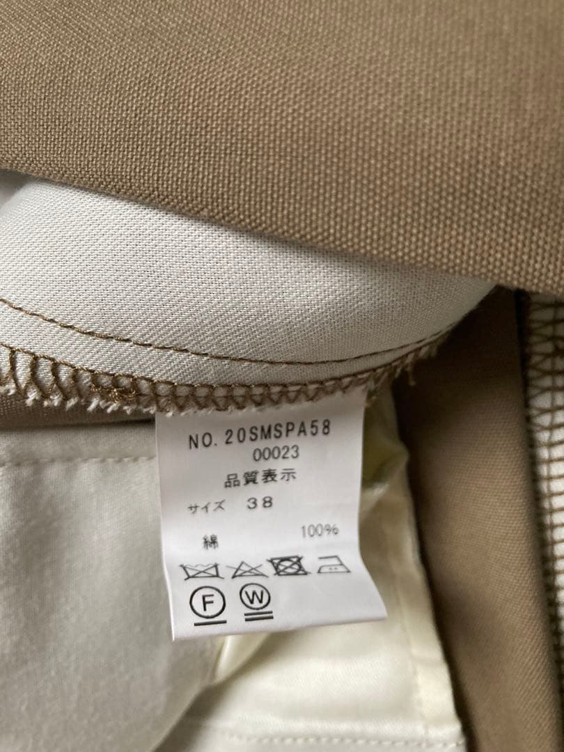 THE SHINZONE ハイウエスト チノパンツ ベージュ 38