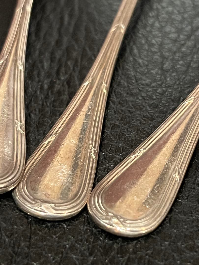 ピュイフォルカ　純銀製　950 フランス　アンティーク　5本セット　スプーン