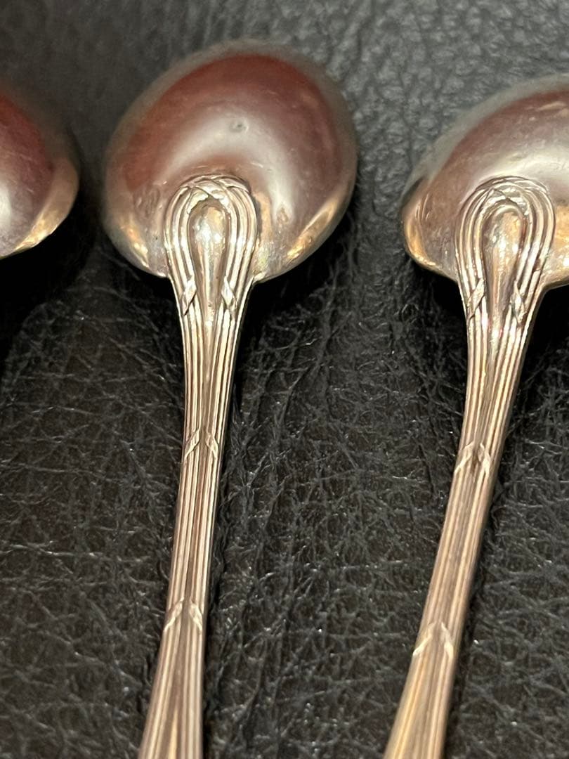 ピュイフォルカ　純銀製　950 フランス　アンティーク　5本セット　スプーン