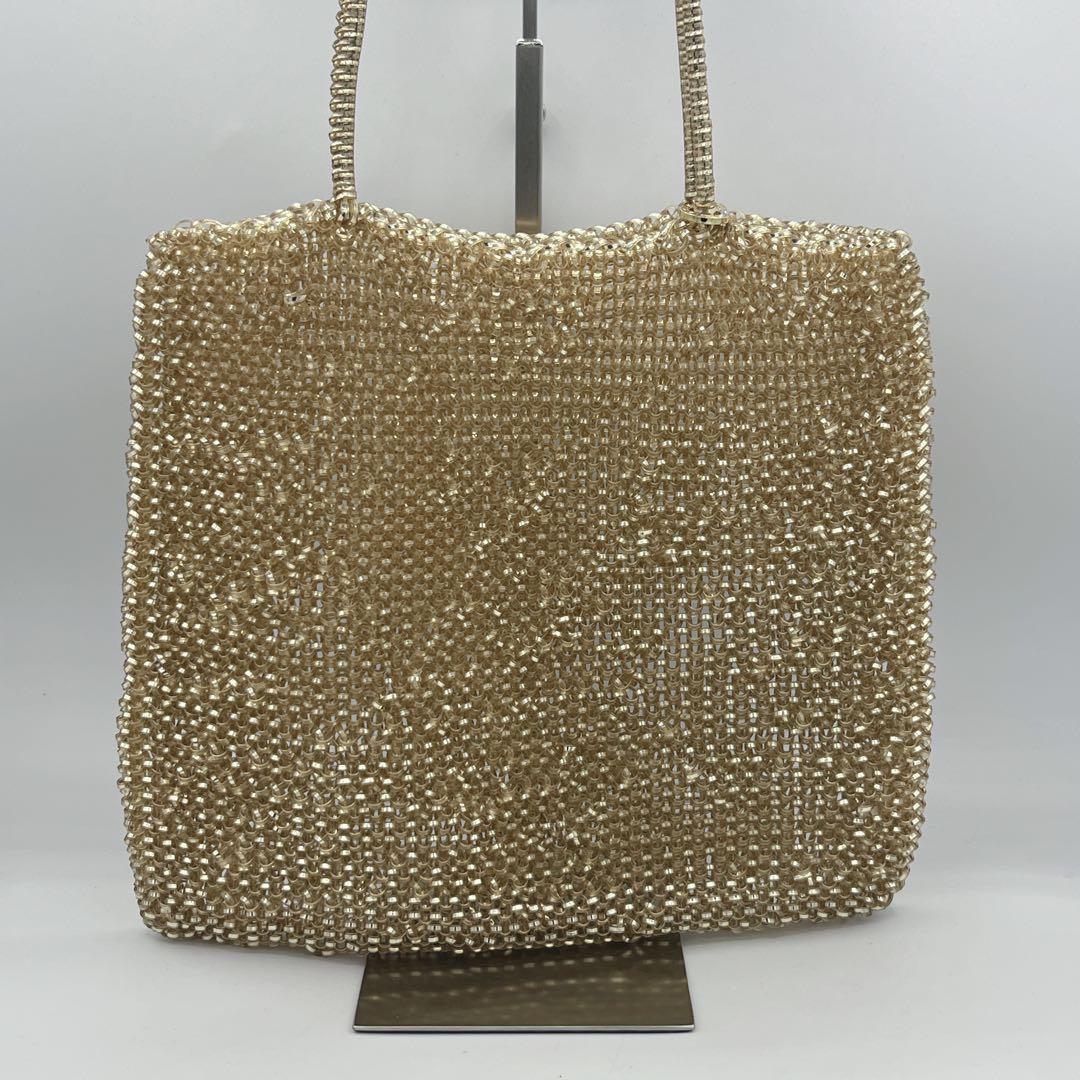 美品　アンテプリマ　スタンダードスクエア ミディアム　シャンパンゴールド