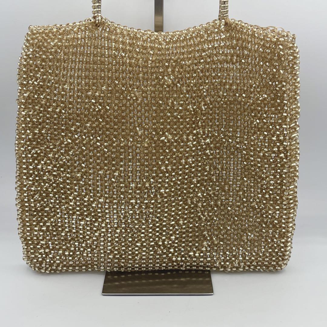 美品　アンテプリマ　スタンダードスクエア ミディアム　シャンパンゴールド