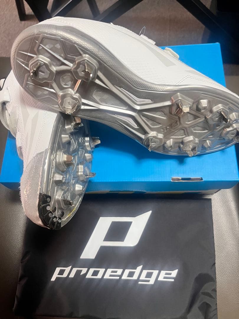 SSKproedge ホワイト スパイクシューズ27.5 P加工右投げ