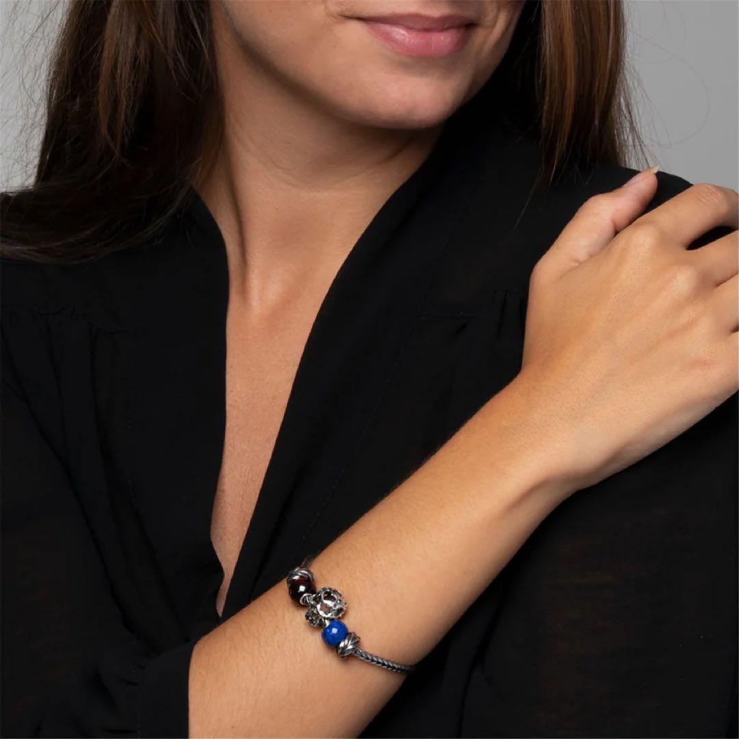 TROLLBEADS メキシカンシュガースカル　シルバーパーツ 4個セット