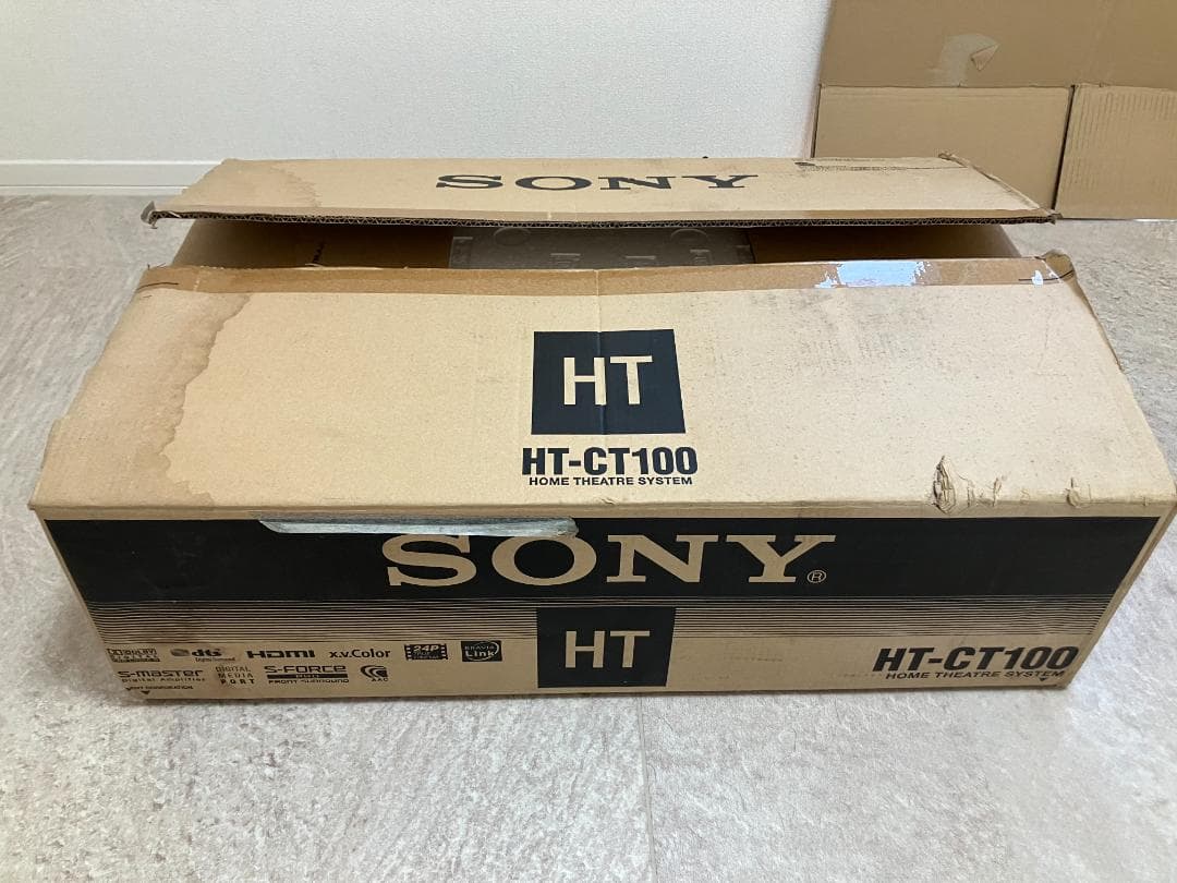 u*i様 SONY ホームシアターシステム　HT-CT100 箱付き