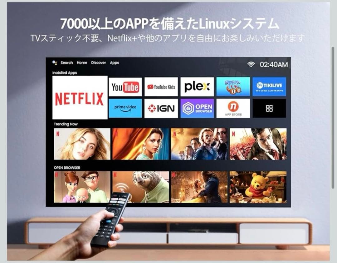 最新進級完全密閉防塵プロジェクター4K 高輝度30000lm 定価29800円